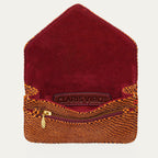 Porte Cartes Cuir Alex Veau Velours Sekhmet
