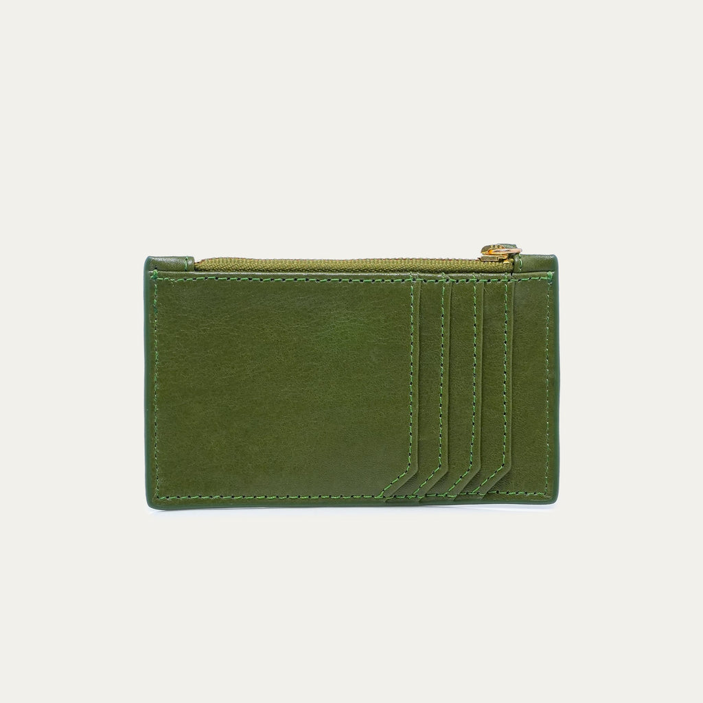 Porte Cartes Helena Cuir Nappa Romarin