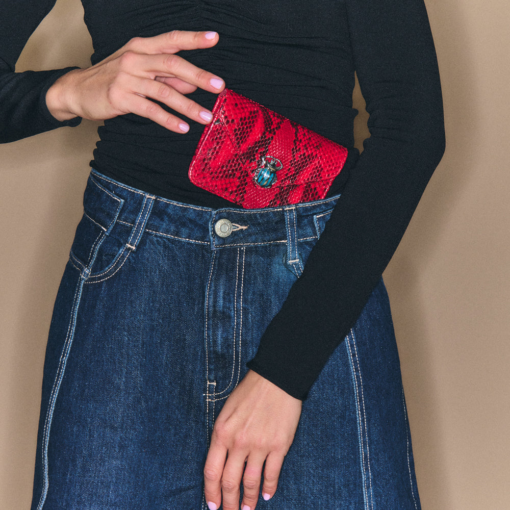 Porte Cartes Python Alex Rubis