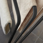 Porte Serviettes À 4 Barres - L70 cm - Noir
