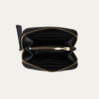 Portefeuille Cuir Mini Bob Nappa Noir Imprimé Bandana