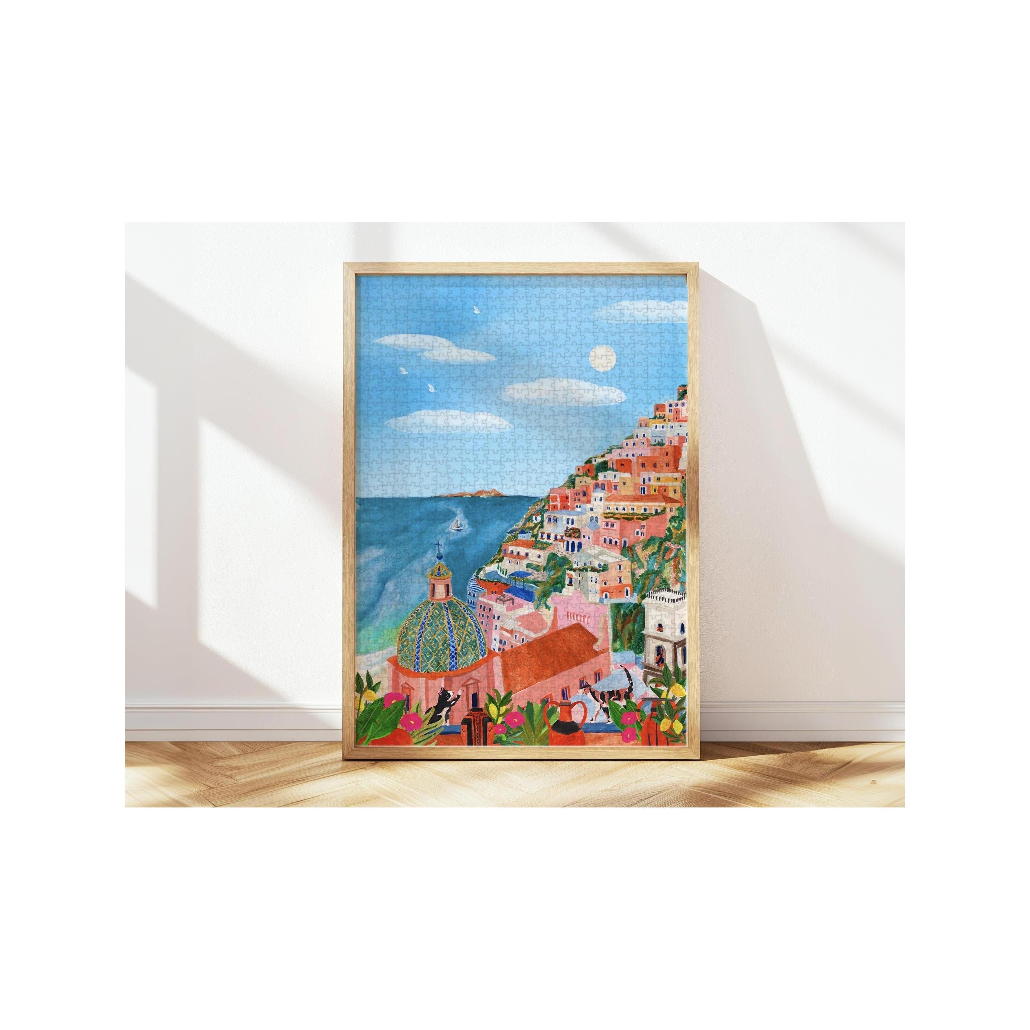 Puzzle Positano Par Flore @Papier Coton - 1000 Pièces