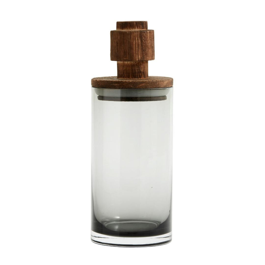 pot-cafe-verre-fume-couvercle-bois