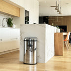 Poubelle Automatique Inox Largo - 42L - Argent