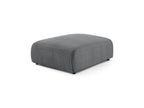 Jeanne - Grand Pouf - Tissu Velours