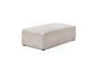 Pouf pour canapé modulable MEGEVE tissu lisse - BOBOCHIC - The Bradery