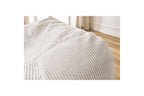 Pouf ultra moelleux VOLTAIRE velours côtelé - BOBOCHIC - The Bradery