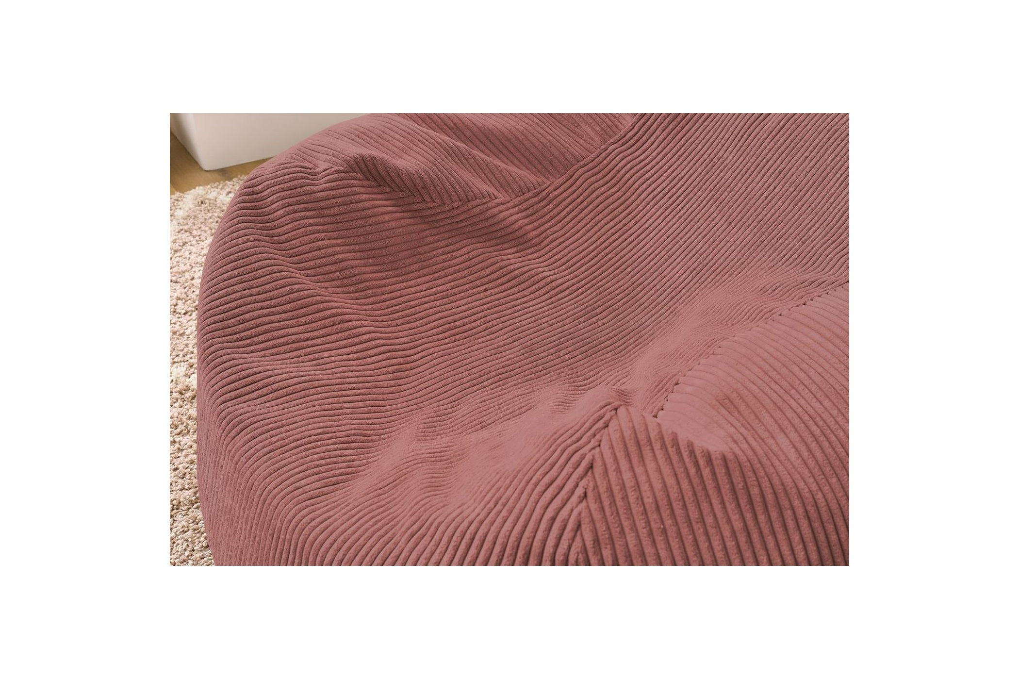 Pouf ultra moelleux VOLTAIRE velours côtelé - BOBOCHIC - The Bradery