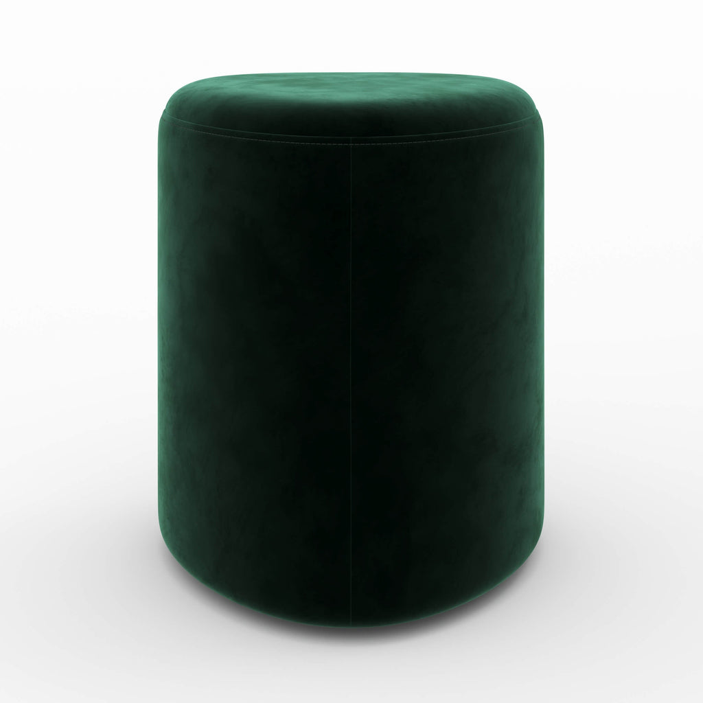 pouf velours vert emmy appoint