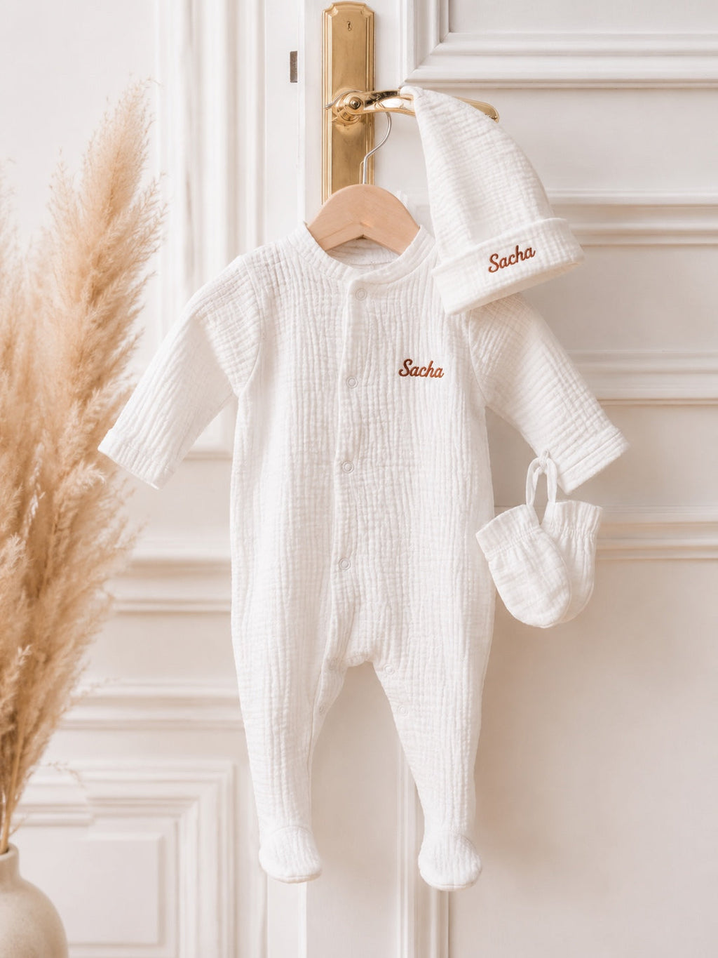 Le Précieux, Trousseau 3 Pièces - Blanc - À Personnaliser