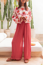 PIO Terracotta - Pantalon Plissé 16