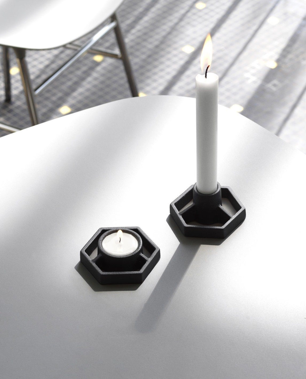 Chandelier Prism 4 bougies - Noir - Bougies Et Chandeliers - Normann Copenhagen - The Bradery