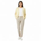 Cardigan - Light Pastel Yellow - Femme