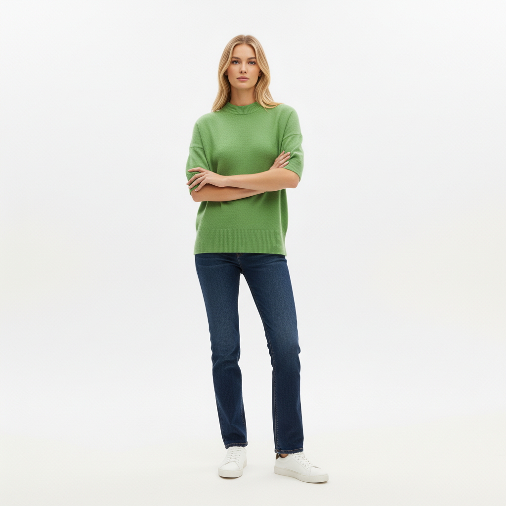 Chandail Cn Ss - Bright Green - Femme