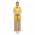 Foulard Sciarpa - Light Pastel Yellow - Femme