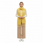 Foulard Sciarpa - Light Pastel Yellow - Femme