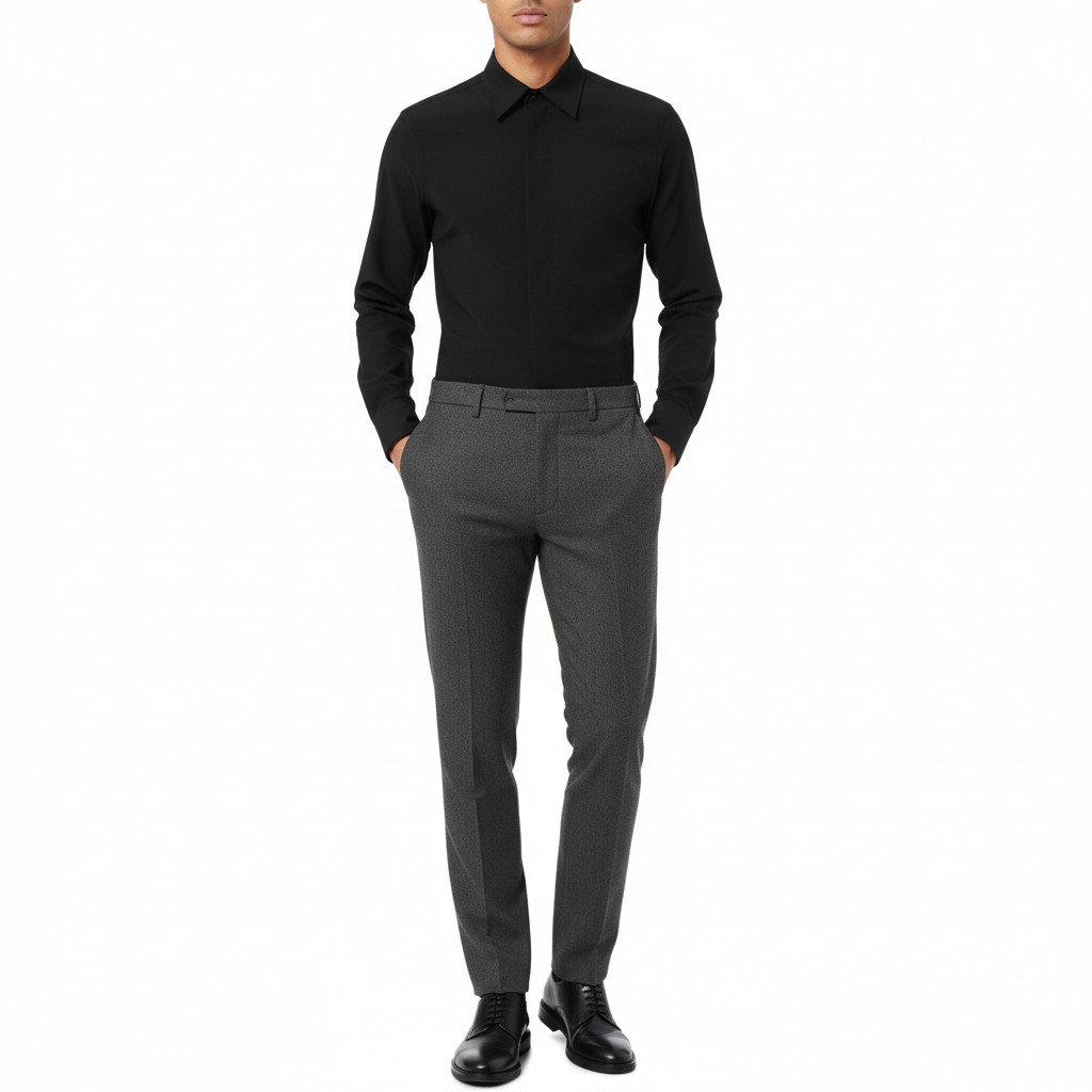 Chemise B 02 - Black - Homme