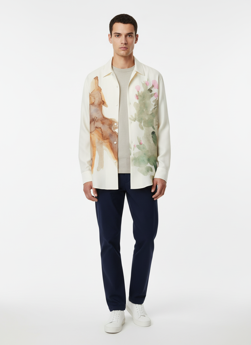 Chemise B 07 Pnt 2 - Open White - Homme
