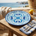 Assiette Plate "Blues"