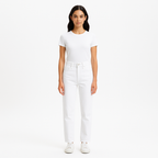 Pantalon Le High N Tight Straight - Rumpled Blanc