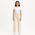 Pantalon Le High N Tight Wide Leg - @ Stoned Nude Pink
