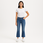 Pantalon Le Crop Mini Boot - Jetty Chew