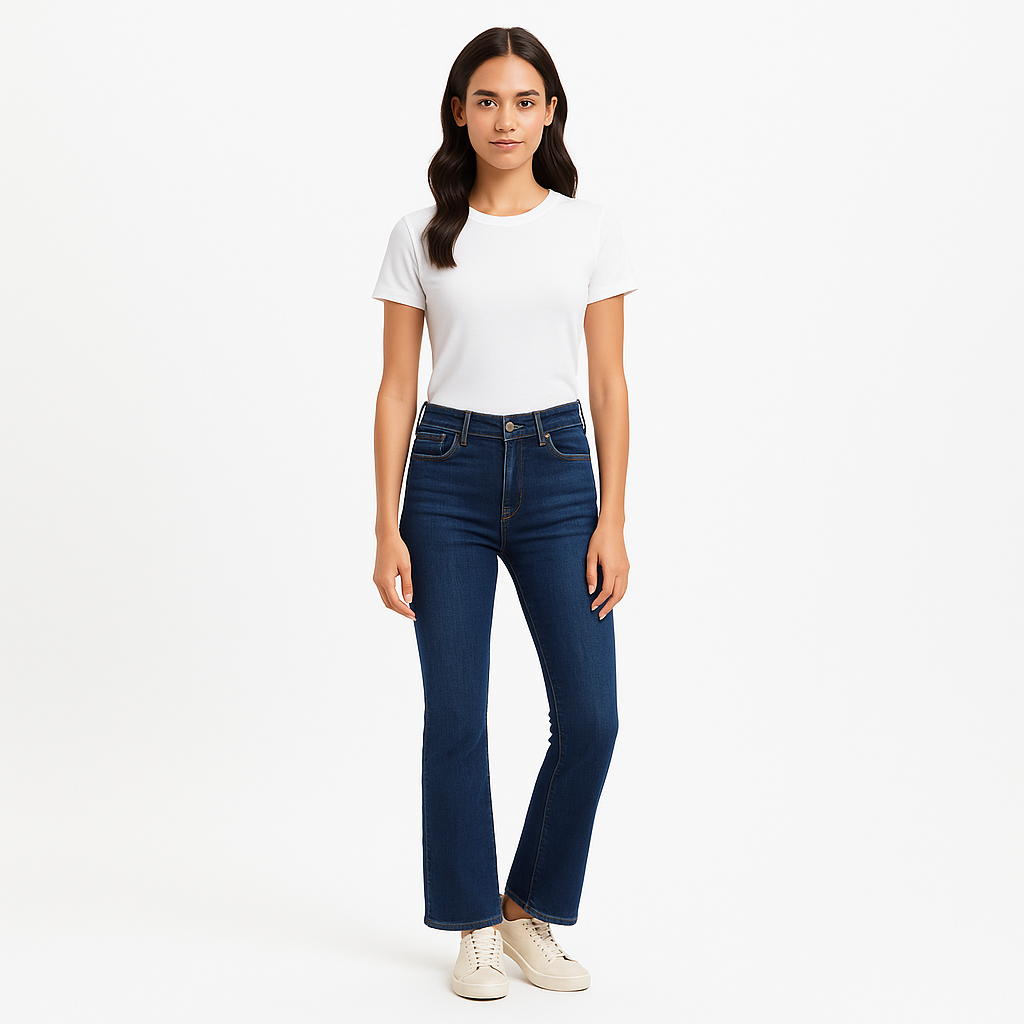 Pantalon Le Crop Mini Boot - Majesty