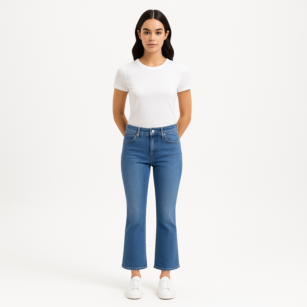 Pantalon Le Cropped Mini Boot - Jonah