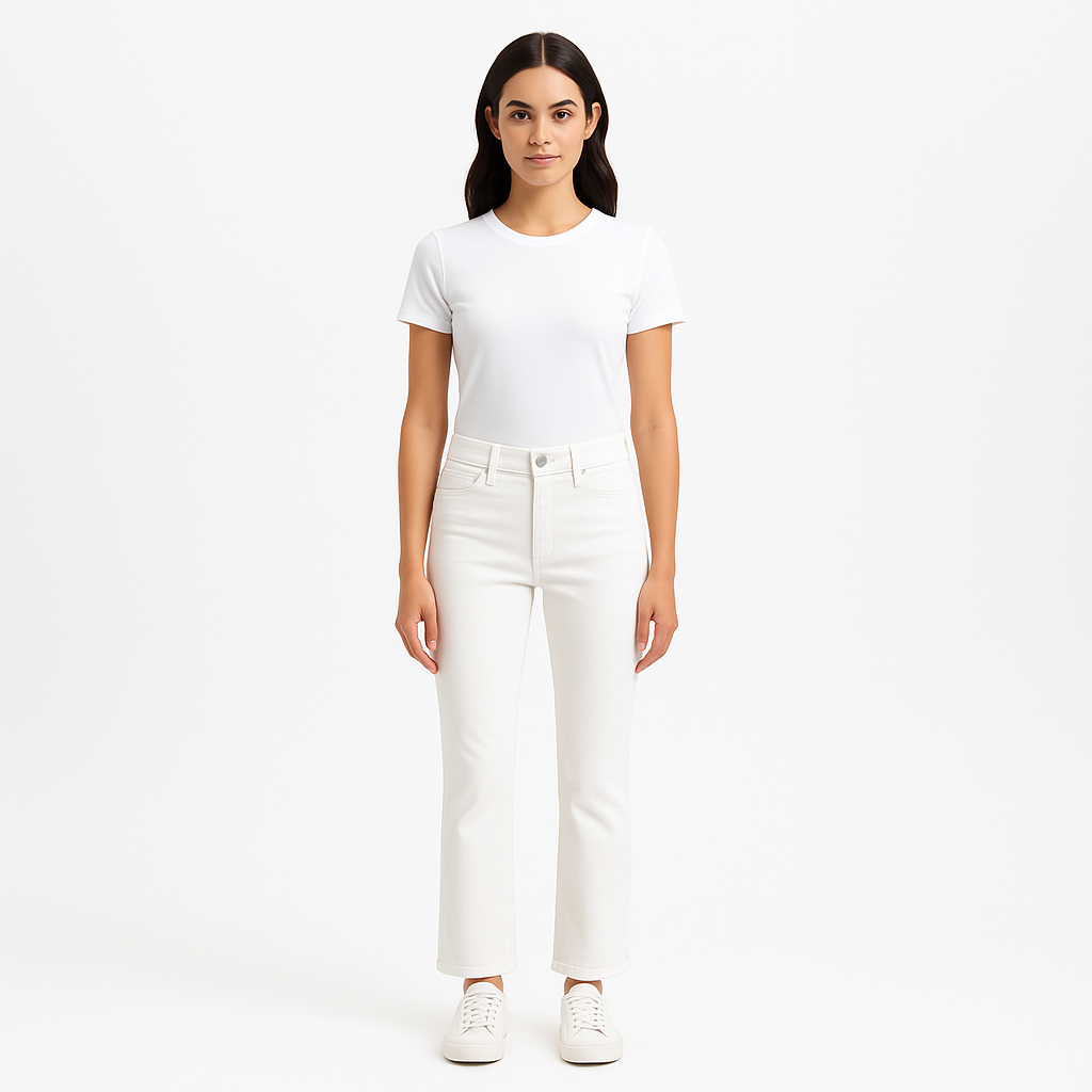 Pantalon Le Crop Mini Boot - Au Natural