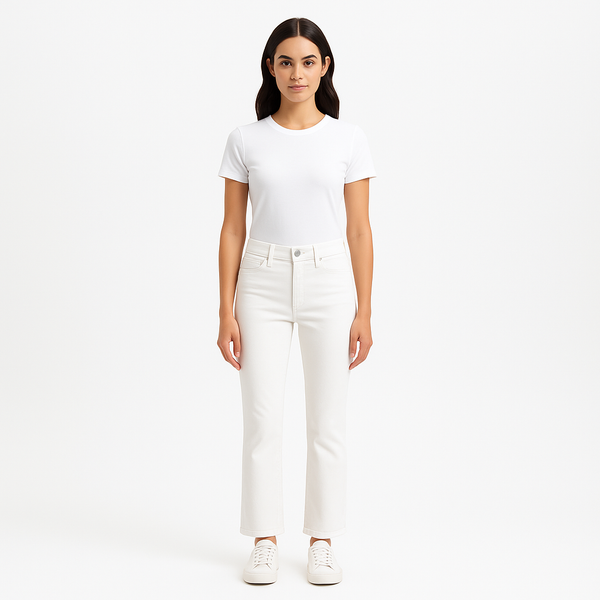 Pantalon Le Crop Mini Boot - Au Natural