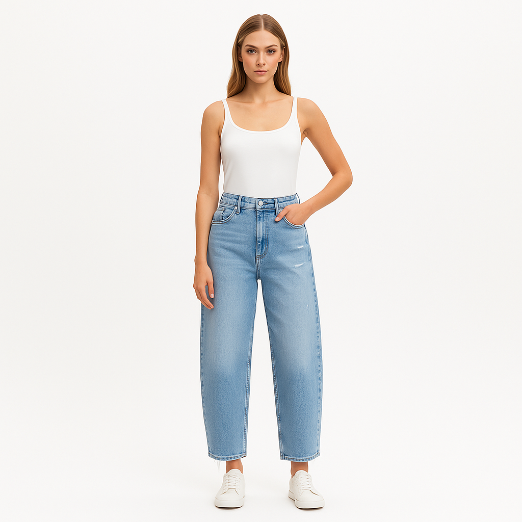 Pantalon Ultra High Rise Barrel - Clash