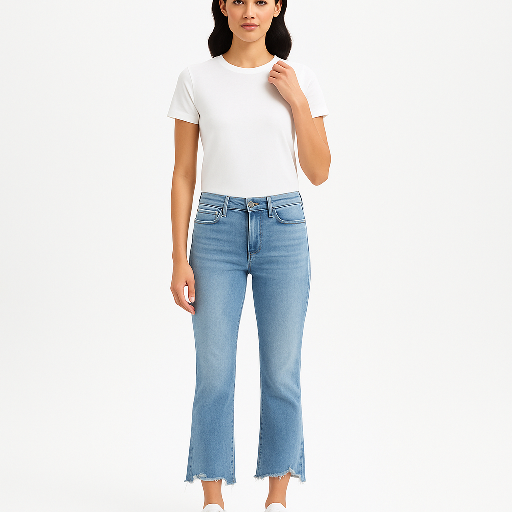 Pantalon Le Crop Mini Boot Step Fray - Kincord