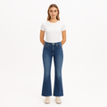 Pantalon Le Easy Flare Raw Fray - Drizzle