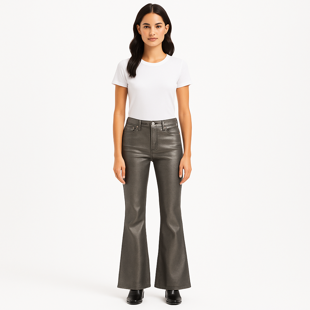 Pantalon Le High Flare - Pewter