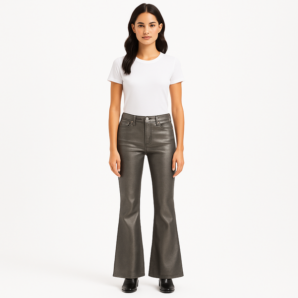Pantalon Le High Flare - Pewter