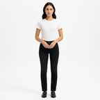 Pantalon Le High Skinny - Corvo Slit