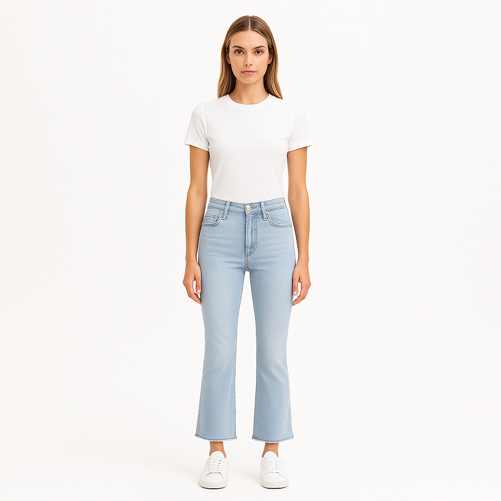 Pantalon Le Crop Mini Boot Raw - Division