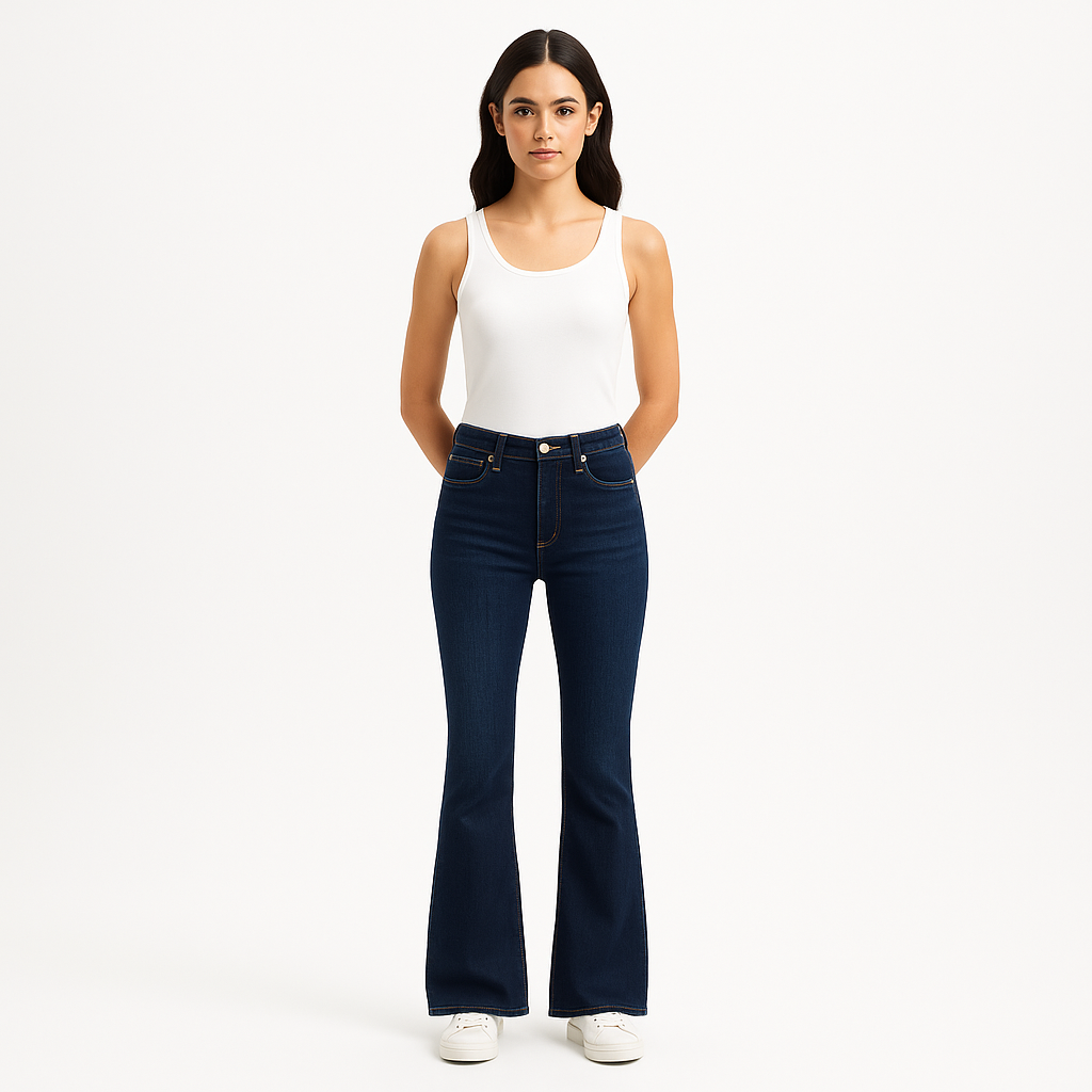 Pantalon Le High Flare - Claremore
