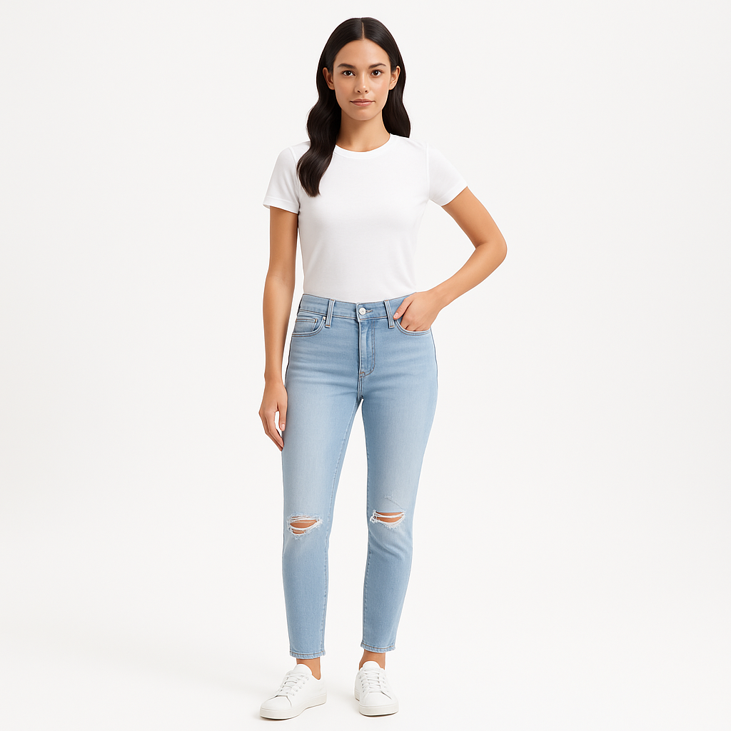 Pantalon Le High Skinny Crop - Division Chew