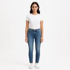 Pantalon Le High Skinny Raw Edge - Galeston
