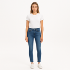 Pantalon Le High Skinny Stiletto - Daphne Blue