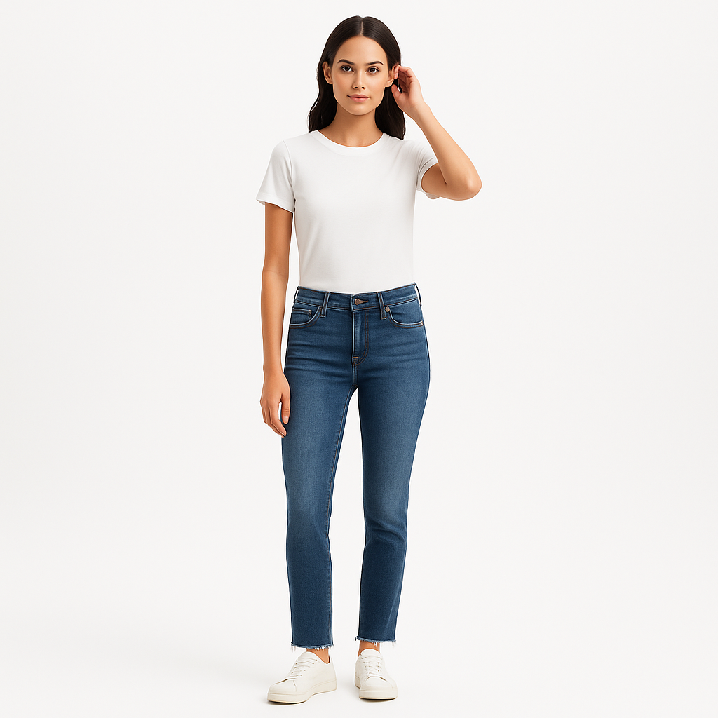 Pantalon Le High Skinny Raw Edge - Westway