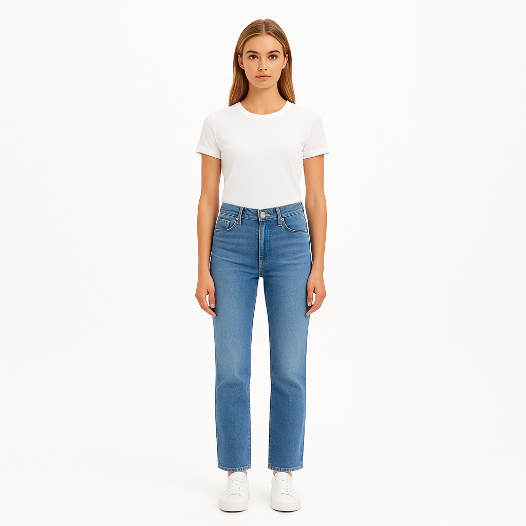 Pantalon Le High Straight Raw After - Colorado