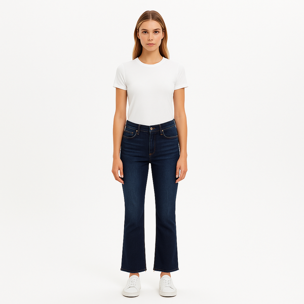 Pantalon Le High Straight Raw Stagger - Glade