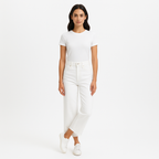 Pantalon Le Jane Wide Crop Raw Fray - Au Natural Clean