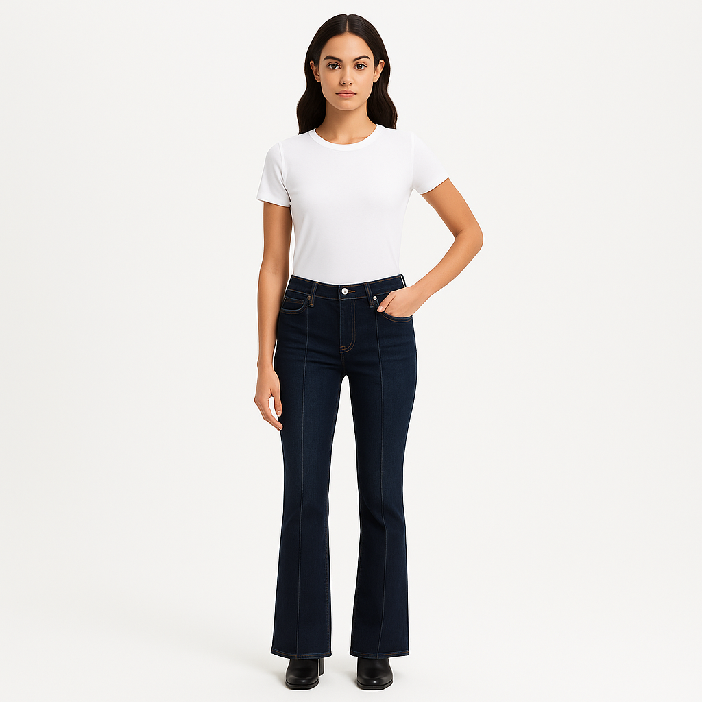 Pantalon Le Mini Boot Pintuck Slit - Parkway