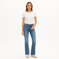 Pantalon Le Mini Boot Raw Slit - Galeston