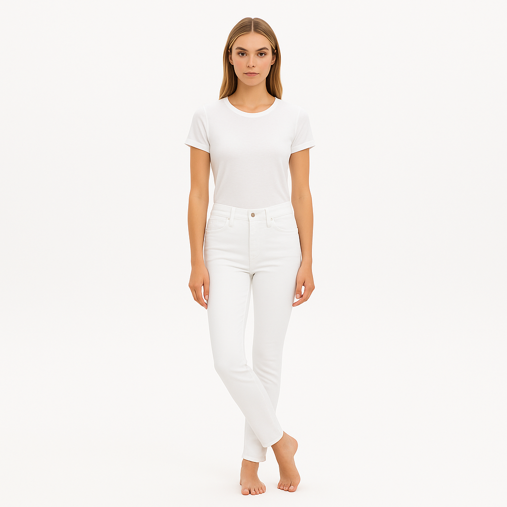 Pantalon Le High Skinny - Blanc