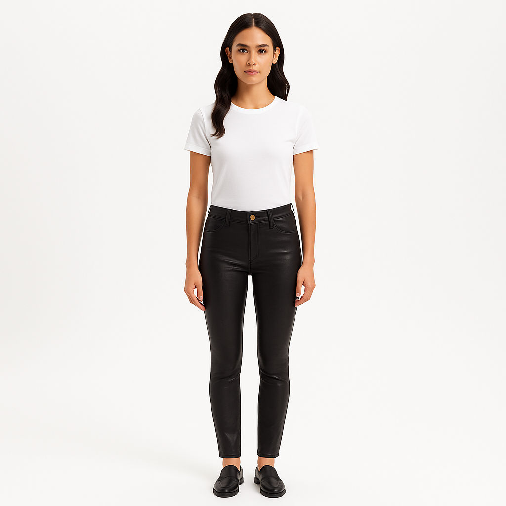Pantalon Le High Skinny - Washed Black