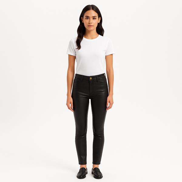 Pantalon Le High Skinny - Washed Black